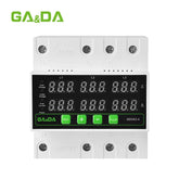 GA&DA GDVA2-4 Voltage Protector 100A – Smart Adjustable Over and Under Voltage Protection Device for AC Power Systems